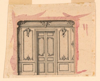Diseño para una pared de salón de Unknown artist