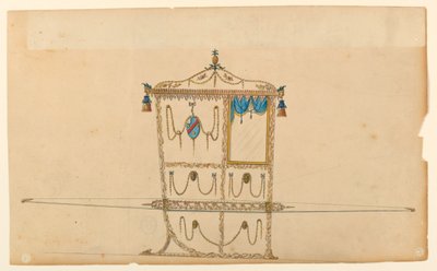Diseño para una Silla de Sedán de Unknown artist