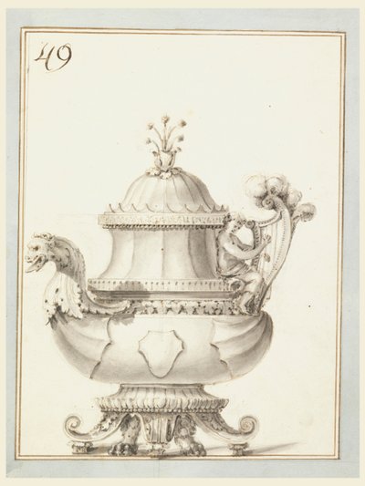 Diseño para una tetera de Unknown artist