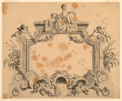 Diseño para una página de título de Unknown artist