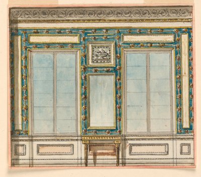 Diseño para una pared de ventana de Unknown artist