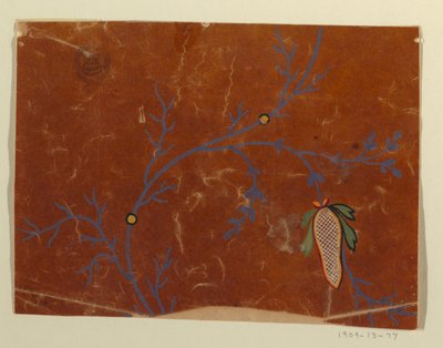 Diseño para una Tela Tejida, Fragmento de Unknown artist