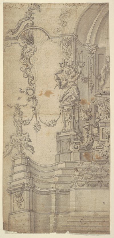 Diseño para un altar de Unknown artist