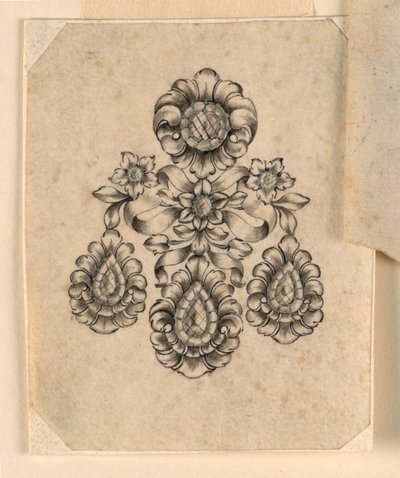 Diseño para un pendiente de Unknown artist