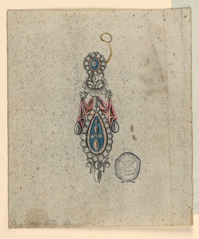 Diseño para un pendiente de Unknown artist