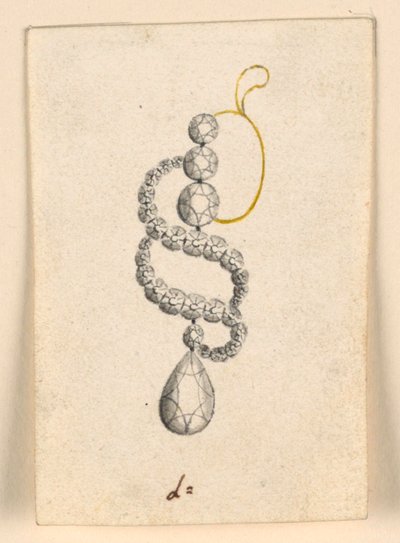 Diseño para un pendiente de Unknown artist