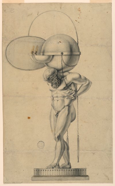 Diseño para una lámpara de aceite de Unknown artist