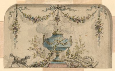 Diseño para la decoración de un panel de Unknown artist