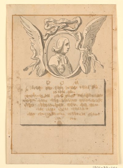 Diseño de un monumento sepulcral para un prelado de Unknown artist