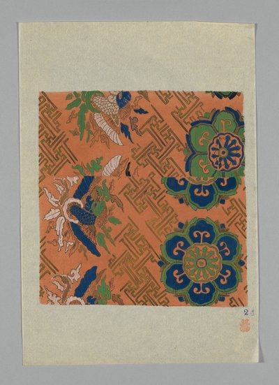 Diseño sobre papel de Unknown artist