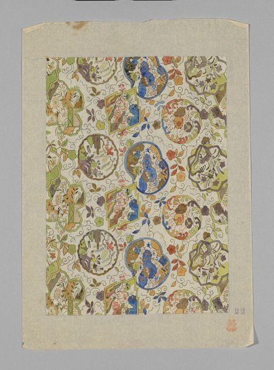 Diseño sobre papel de Unknown artist