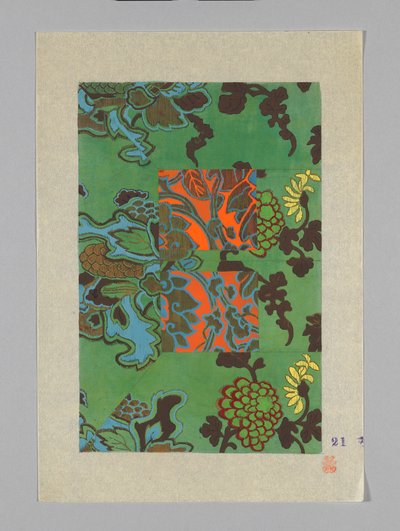Diseño sobre papel de Unknown artist