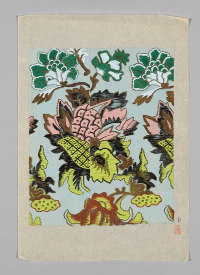 Diseño sobre papel de Unknown artist