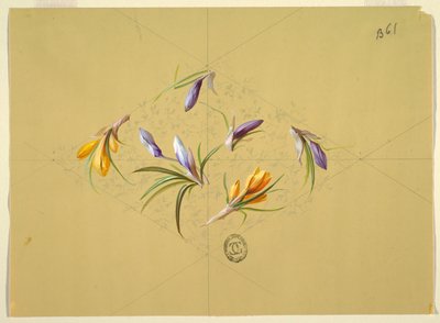 Diseños para Papel Tapiz y Textiles: Flores de Unknown artist