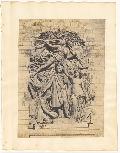 [Detalle de "Le Triomphe" en el Arco del Triunfo]. de Unknown artist