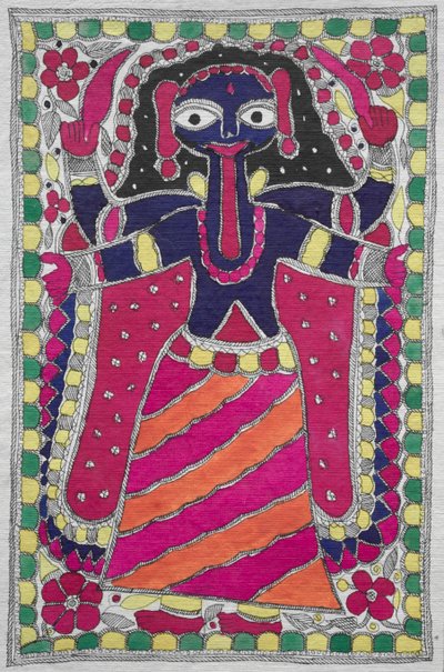 Pintura devocional (figura femenina) de Unknown artist