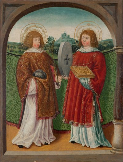 San Esteban y San Florián () de Unknown artist