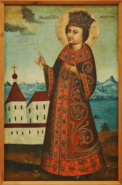 Dimitri Ivanovitch (1582-1591) tsarevich Demetrius, Dmitri de Úglich o Dmitri de Moscú de Unknown artist