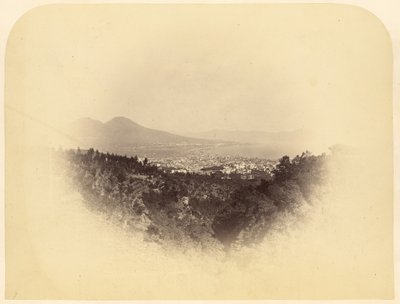[Vista lejana de Nápoles] de Unknown artist