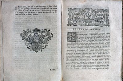 Doble página de un tratado de música de Giuseppe Tartini de Unknown artist