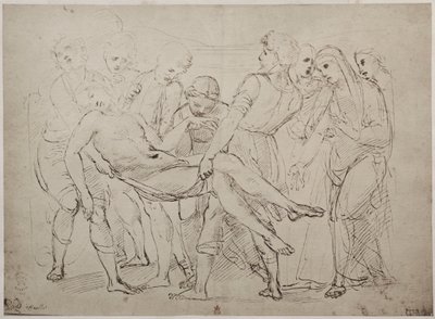 Dibujo de Raphael Sanzio en el Museo Británico de Unknown artist