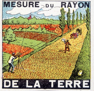 Prueba del radio de la Tierra de Unknown artist