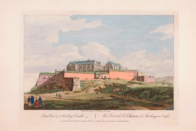 Vista este del Castillo de Stirling, Escocia de Unknown artist