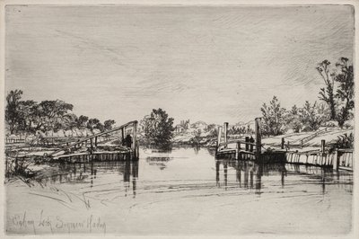 Egham Lock de Unknown artist