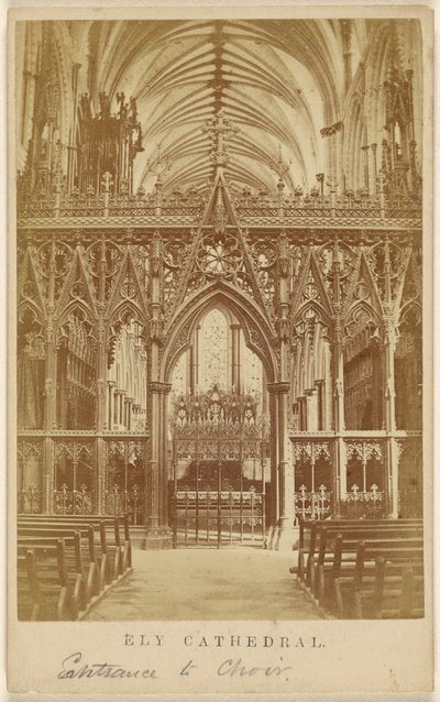 Catedral de Ely. Entrada al Coro. de Unknown artist