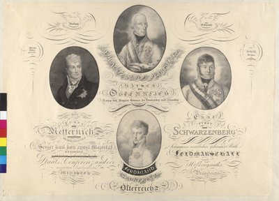 El emperador Francisco I y otros de Unknown artist