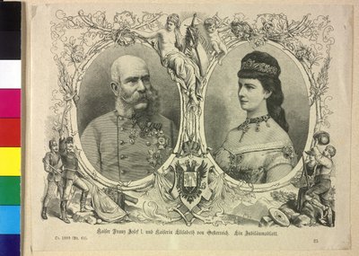 Emperador de Austria e Isabel Francisco José I de Unknown artist