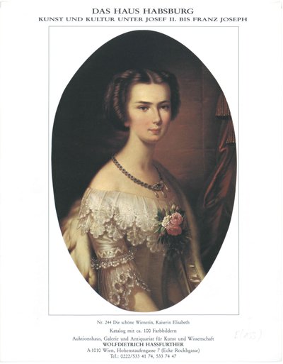 Emperatriz de Austria Elisabeth de Unknown artist