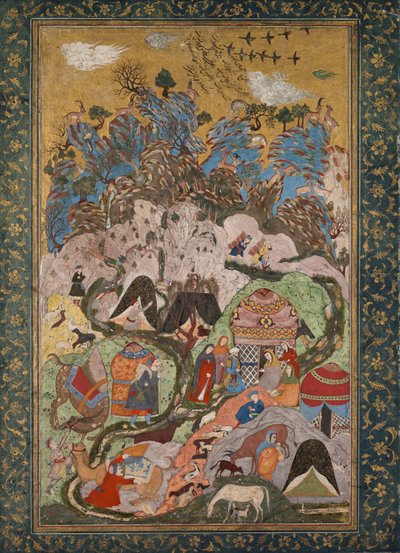 Encampment in the Mountains de Unknown artist