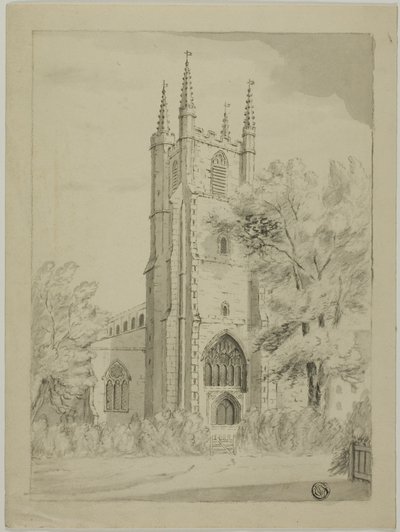 Iglesia de campo inglesa de Unknown artist