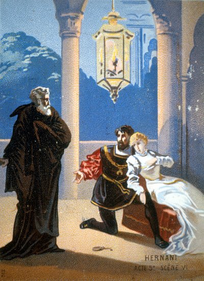 Ernani de Giuseppe Verdi, Acto V, Escena 6. de Unknown artist
