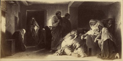 [Desmayo de la Virgen por Paul Delaroche] de Unknown artist