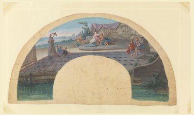 Hoja de abanico de Unknown artist