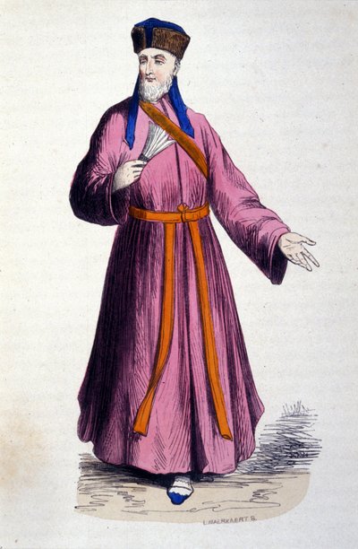 Padre Matteo Ricci (1552-1610), jesuita italiano, fundador de la misión católica en China de Unknown artist