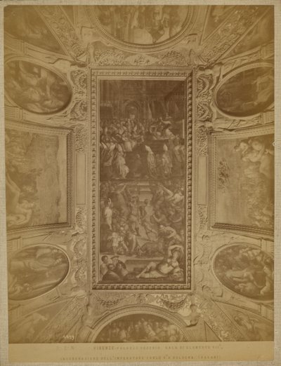 Florencia - Palazzo Vecchio. Sala de Clemente VII, coronación del emperador Carlos V de Unknown artist