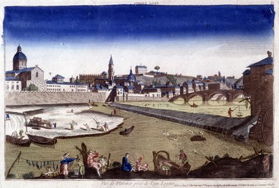 Florencia y el río Arno en el siglo XVIII de Unknown artist