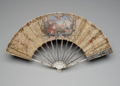 Abanico plegable con el Nacimiento de Venus, c.1770s-80s de Unknown artist