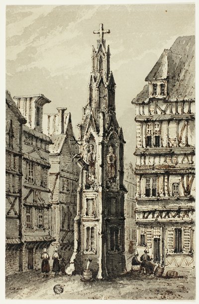 Torre de la Fuente en la Ciudad Vieja de Unknown artist