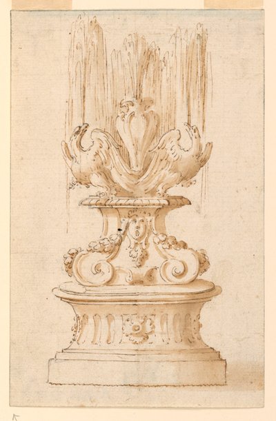 Fuente con dos águilas de Unknown artist