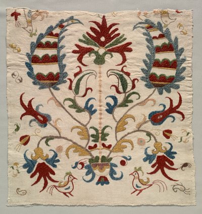 Fragmento de Funda de Almohada o Panel de Colcha de Unknown artist