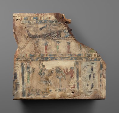 Fragmento de tapa de ataúd de Unknown artist