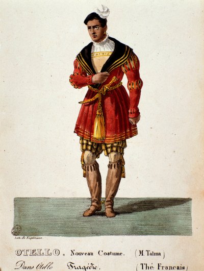 François Joseph Talma en Otello de Jean-François Ducis de Unknown artist
