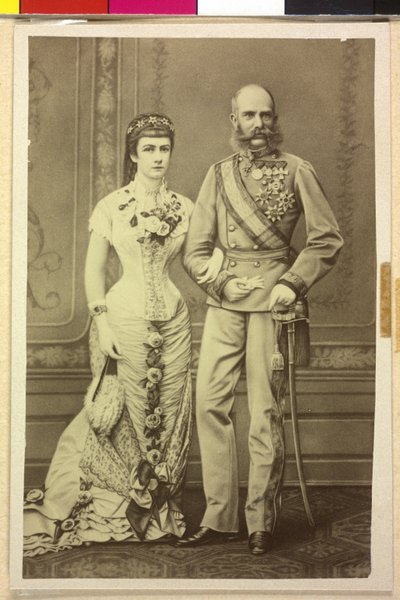 Francisco José I e Isabel de Austria de Unknown artist