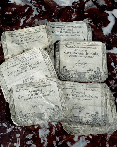 Revolución Francesa: muchos asignaciones revolucionarias. Siglo XVIII de Unknown artist