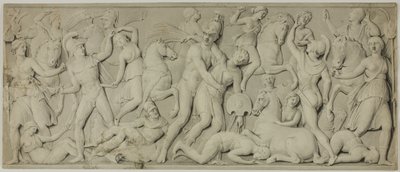 Friso con la Batalla de las Amazonas de Unknown artist