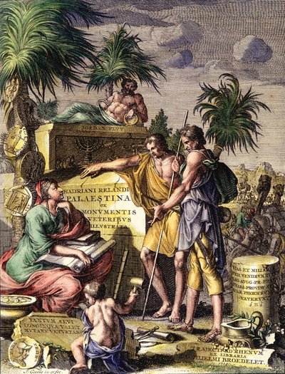 Frontispicio de “Palestina” de Hadriani Relandi de Unknown artist